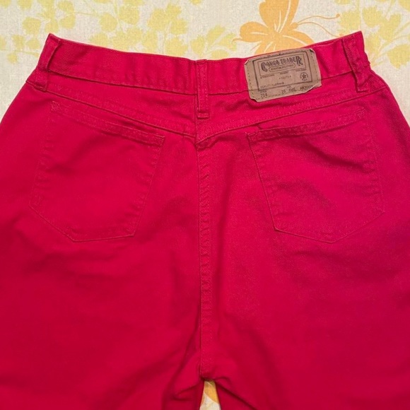 Vintage 90s red Congo Trader high waisted denim shorts 🌟 - Picture 6 of 7